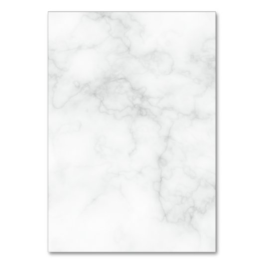 Modern Witte Marmer Kaart (Voorkant)