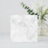 Modern Witte Marmer Kaart (Staand voorkant)