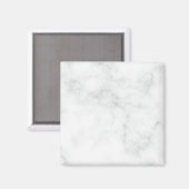 Modern Witte Marmer Magneet (Voorkant / Achterkant)