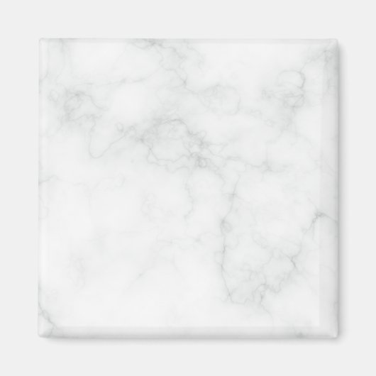 Modern Witte Marmer Magneet (Voorkant)