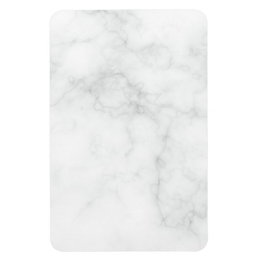 Modern Witte Marmer Magneet (Verticaal)