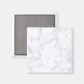 Modern Witte Marmer Magneet (Voorkant / Achterkant)