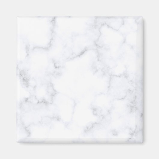 Modern Witte Marmer Magneet (Voorkant)