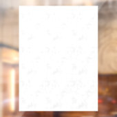 Modern Witte Marmer Raamsticker (Vel 2)