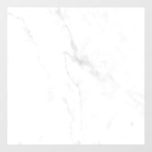 Modern Witte Marmer Raamsticker (Vel)