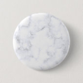 Modern Witte Marmer Ronde Button 5,7 Cm (Voorkant)