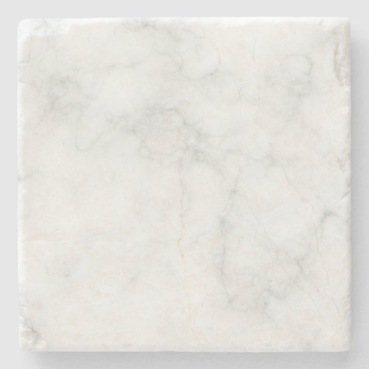 Modern Witte Marmer Stenen Onderzetter (Voorkant)