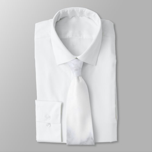 Modern Witte Marmer Stropdas (Gebonden)