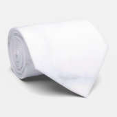 Modern Witte Marmer Stropdas (Opgerold)
