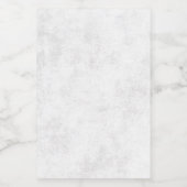 Modern Witte Marmer Voedselcontainer Etiket (Enkel label)