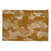 Modern Woestijn Aardetonen Camouflagepatroon Kussensloop (Achterkant-Links)