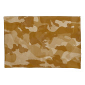 Modern Woestijn Aardetonen Camouflagepatroon Kussensloop (Voorkant-Links)
