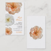 Modern Womens Garden Rozen Gepersonaliseerd profie Visitekaartje (Voorkant / Achterkant)