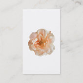 Modern Womens Garden Rozen Gepersonaliseerd profie Visitekaartje (Achterkant)