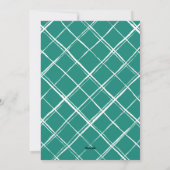 Modern Wonders of His Love Religious Christmas Feestdagenkaart (Achterkant)