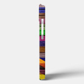Modern Wood Chevron Stripe Case-Mate iPhone Case (Achterkant / Links)