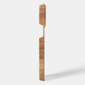 Modern Wood Geometric Pattern iPhone Case iPhone Hoesje (Rechterkant)