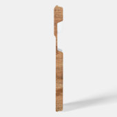 Modern Wood Geometric Pattern iPhone Case iPhone Hoesje (Linkerkant)