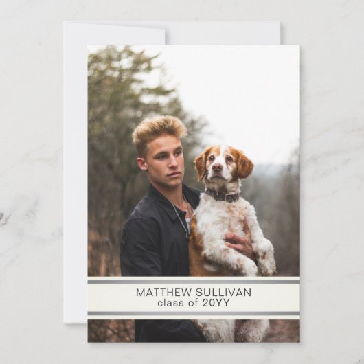 Modern Wood look | Fotogradatiepartij Kaart (Voorkant)