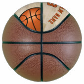 Modern Wood Player Naam Team Nummer Basketbal (Rechts)