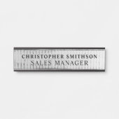 Modern Wood Professioneel Bord Veranderlijke Kanto Deurbordje (Voorkant)