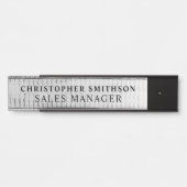 Modern Wood Professioneel Bord Veranderlijke Kanto Deurbordje (Voorkant)