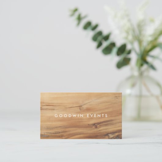 Modern Wood | VISITEKAARTJES (Staand voorkant)