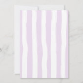 Modern Woodland Animals Baby shower Kaart (Achterkant)