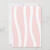 Modern Woodland Animals Baby shower Kaart (Achterkant)