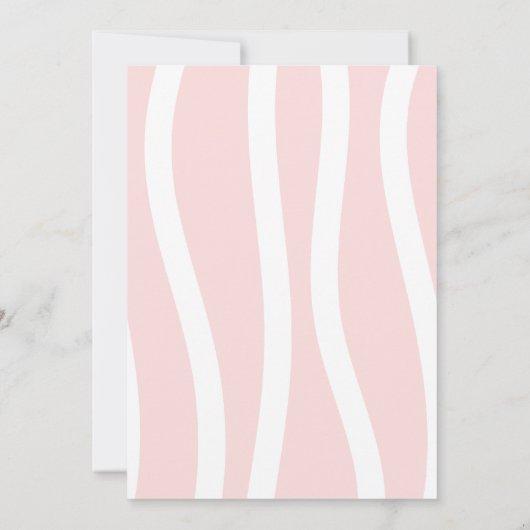 Modern Woodland Animals Baby shower Kaart (Achterkant)