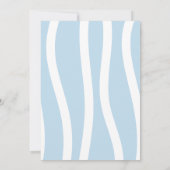 Modern Woodland Animals Baby shower Kaart (Achterkant)