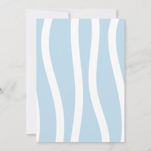 Modern Woodland Animals Baby shower Kaart (Achterkant)