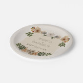 Modern Woodland Baby shower Paper Borden Papieren Bordje (Gekanteld)