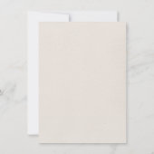 Modern Woodland Drive-by Baby shower Invitation Kaart (Achterkant)