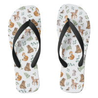 Modern Woodland Forest Animals Deer Beer Fox Bunny