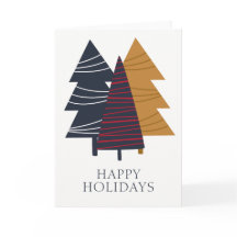 Modern Woodland Tree thema Kerstmis gepersonalisee