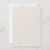 Modern Woodland Virtual Baby shower Invitation Kaart (Achterkant)