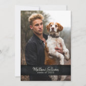 Modern Woodsy Rustic | Fotogradatiepartij Kaart (Voorkant)