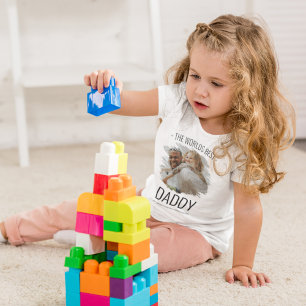 Modern Worlds Best Daddy Foto T-Shirt