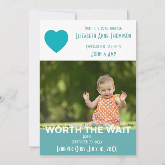 Modern Worth the Wait - Aankondiging van goedkeuri (Voorkant)