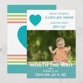 Modern Worth the Wait - Aankondiging van goedkeuri (Voorkant / Achterkant)