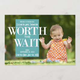 Modern Worth the Wait - Aankondiging van goedkeuri