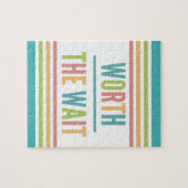 Modern Worth the Wait - Adoptie, New Baby Legpuzzel (Horizontaal)