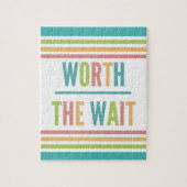 Modern Worth the Wait - Adoptie, New Baby Legpuzzel (Verticaal)