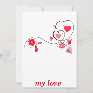 modern wow hart, feestdagenkaart