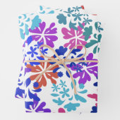 Modern Wrapping Paper Flat Sheet Set of 3 (In situ)