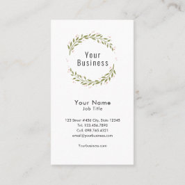 Modern Wreath Visitekaartje