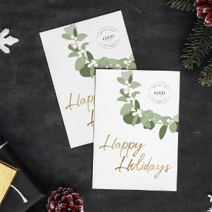Modern Wreath White op Prettige feestdagen jouw Lo Kaart