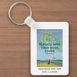 Modern Writer Book Signing l Boek Hoesje Promotie Sleutelhanger