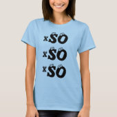 MODERN X-S-O-ZWARTE T-SHIRT (Voorkant)